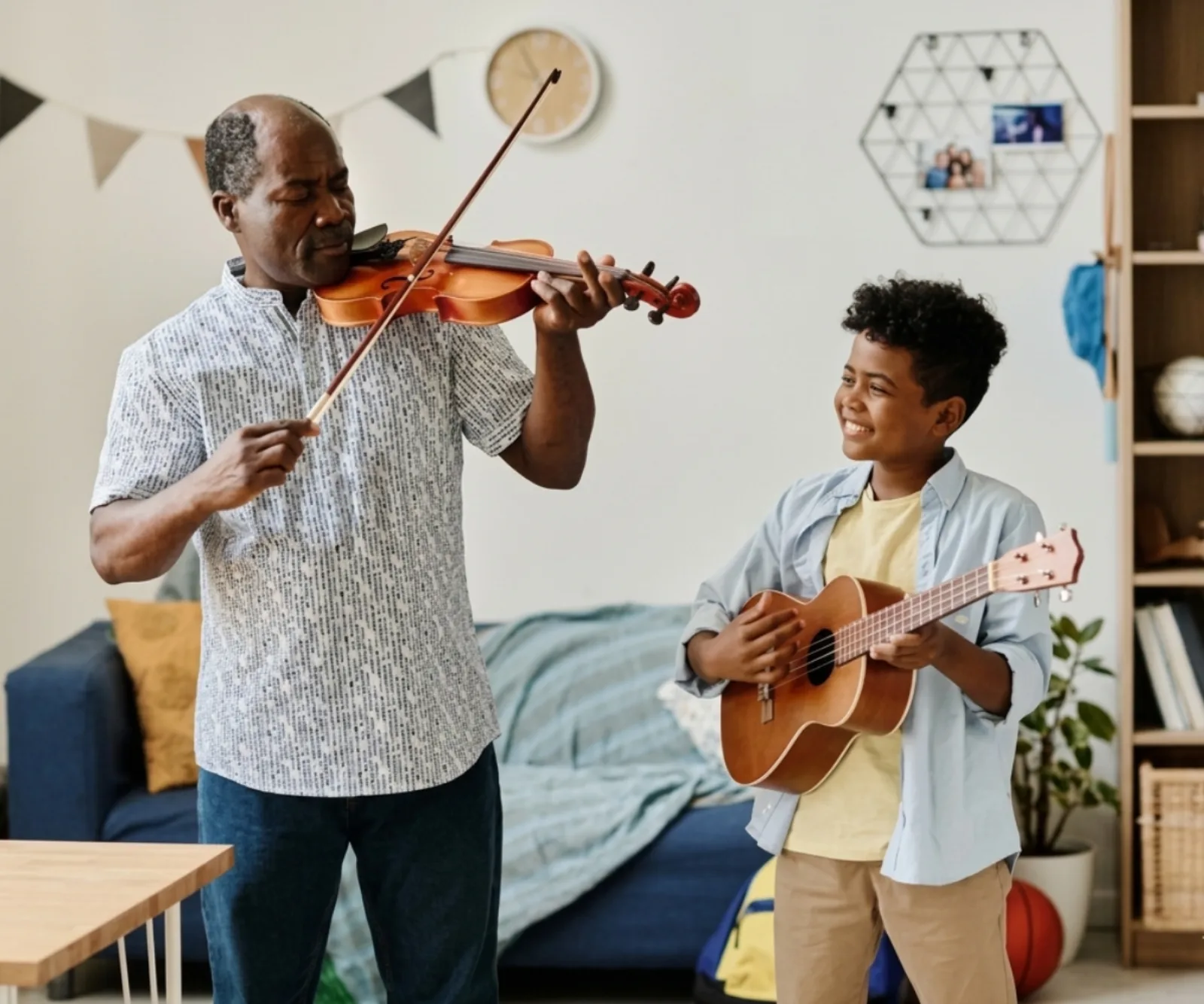 Language and music tutoring session